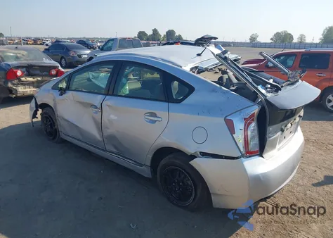 2012 Toyota Prius Two z USA, uszkodzony, nr VIN JTDKN3DUXC5525311